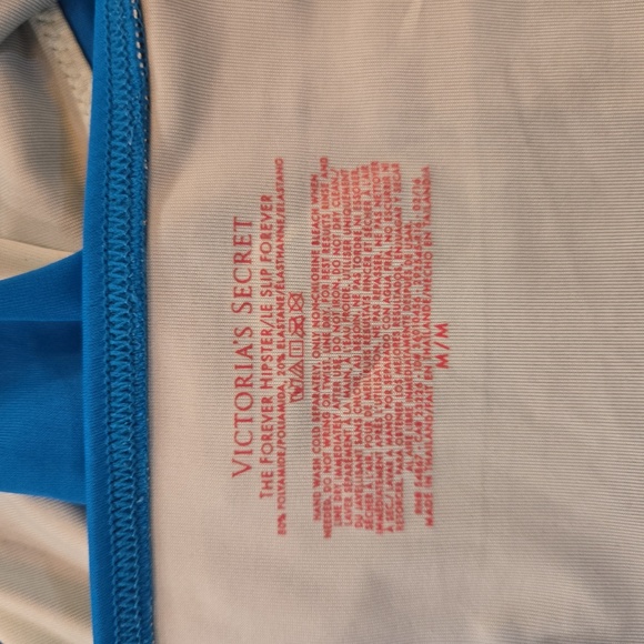 Victoria's Secret The Forever Hipster Two Piece Bikini Blue Green Size 34A - Picture 8 of 8